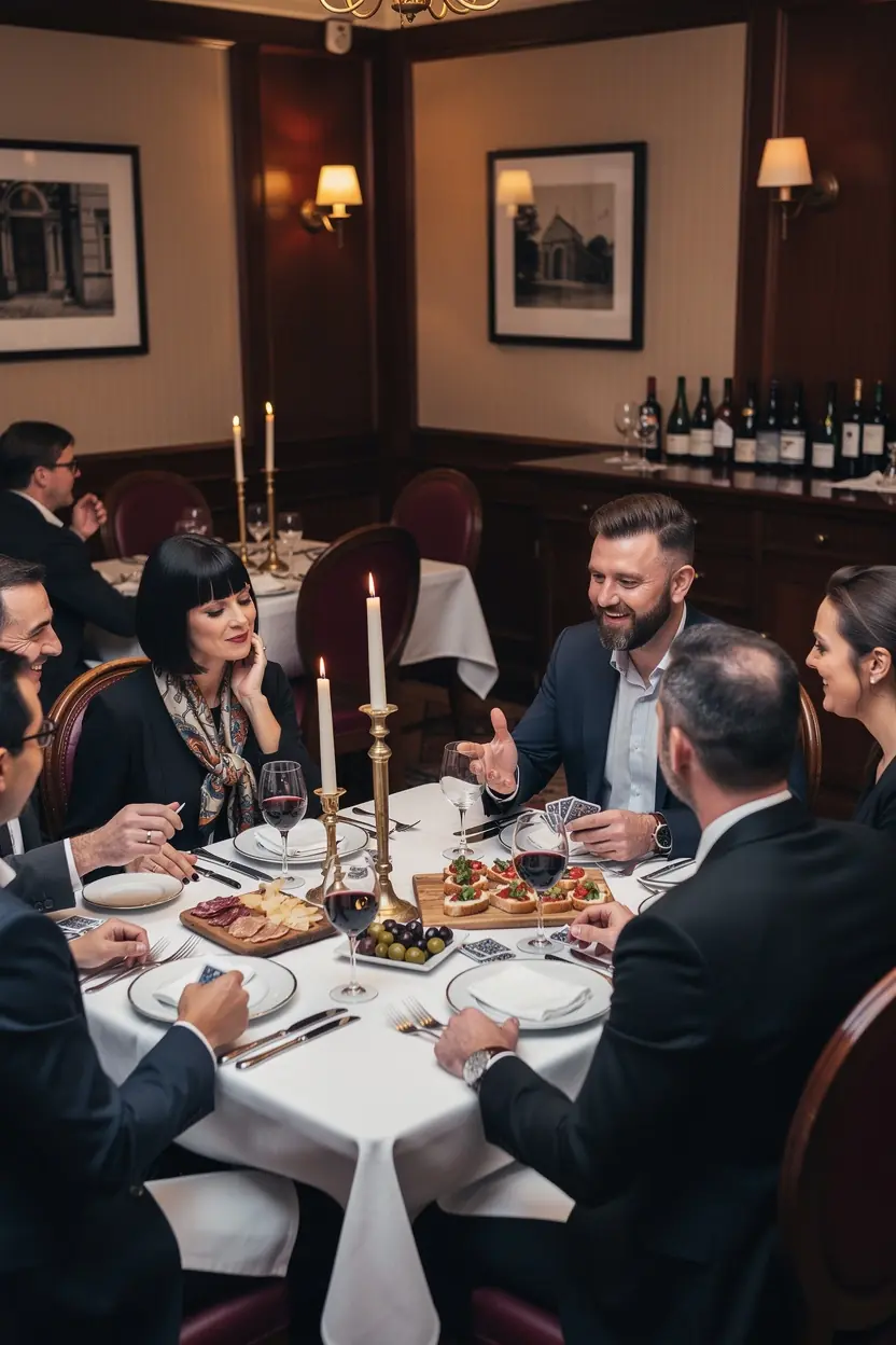 Community members engaging in social deduction games.